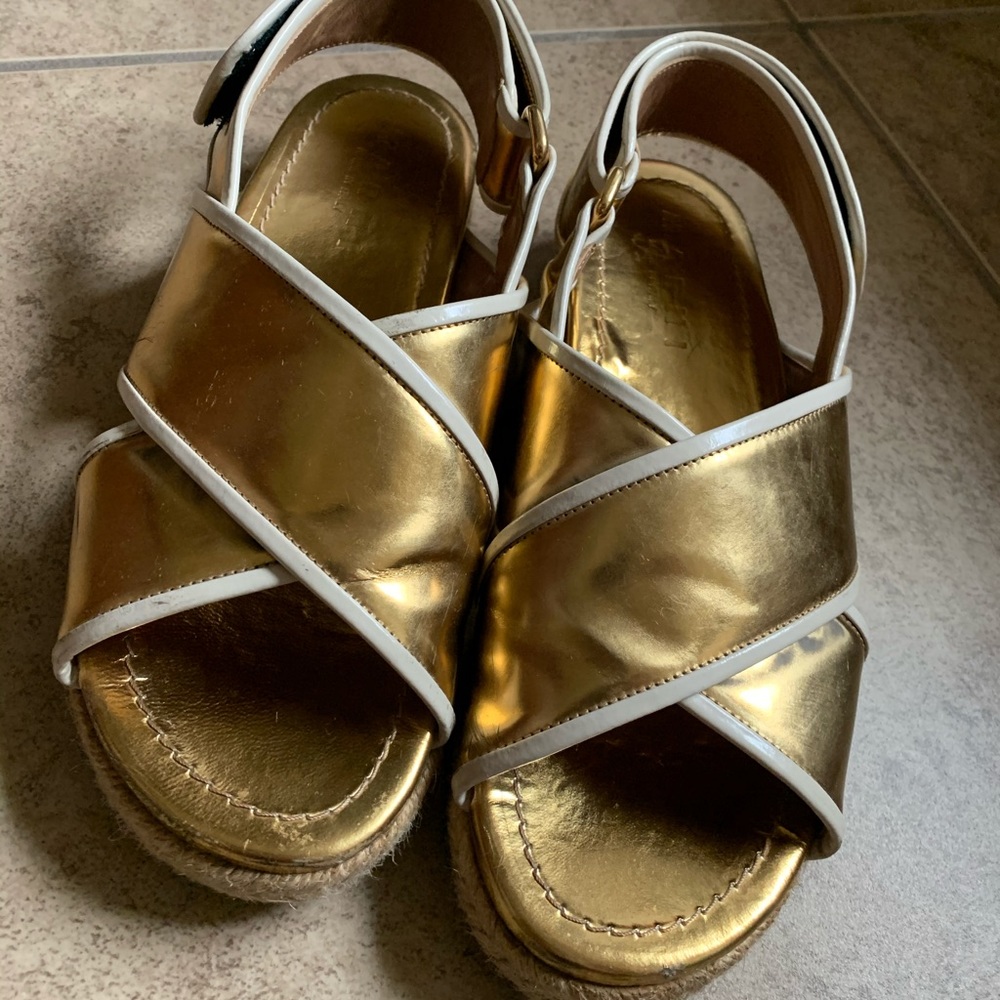 marni gold sandal 37